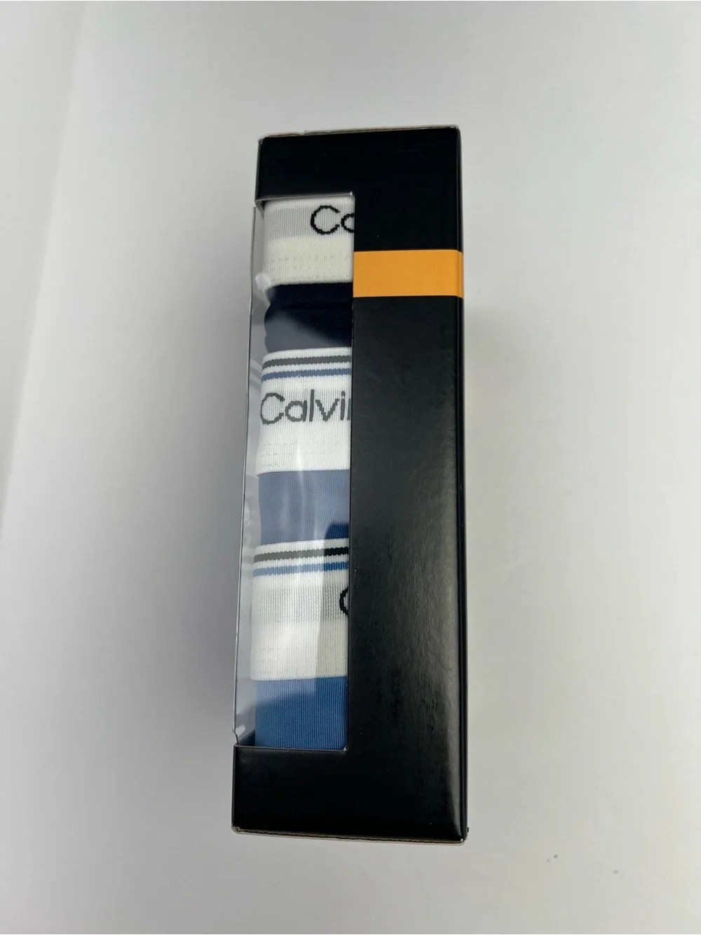 Calvin Klein 3 Pack Microfiber Stretch Boxer Briefs Blue Black Men XL Polyester
